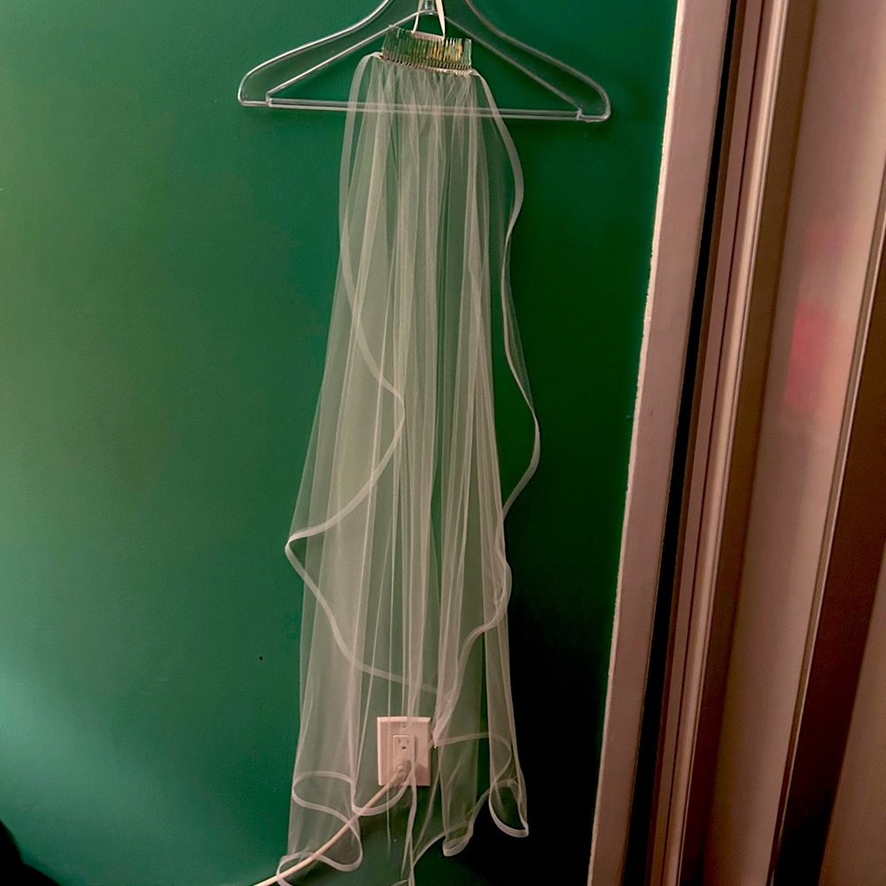 White Wedding Veil - New